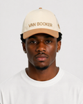 beige hat