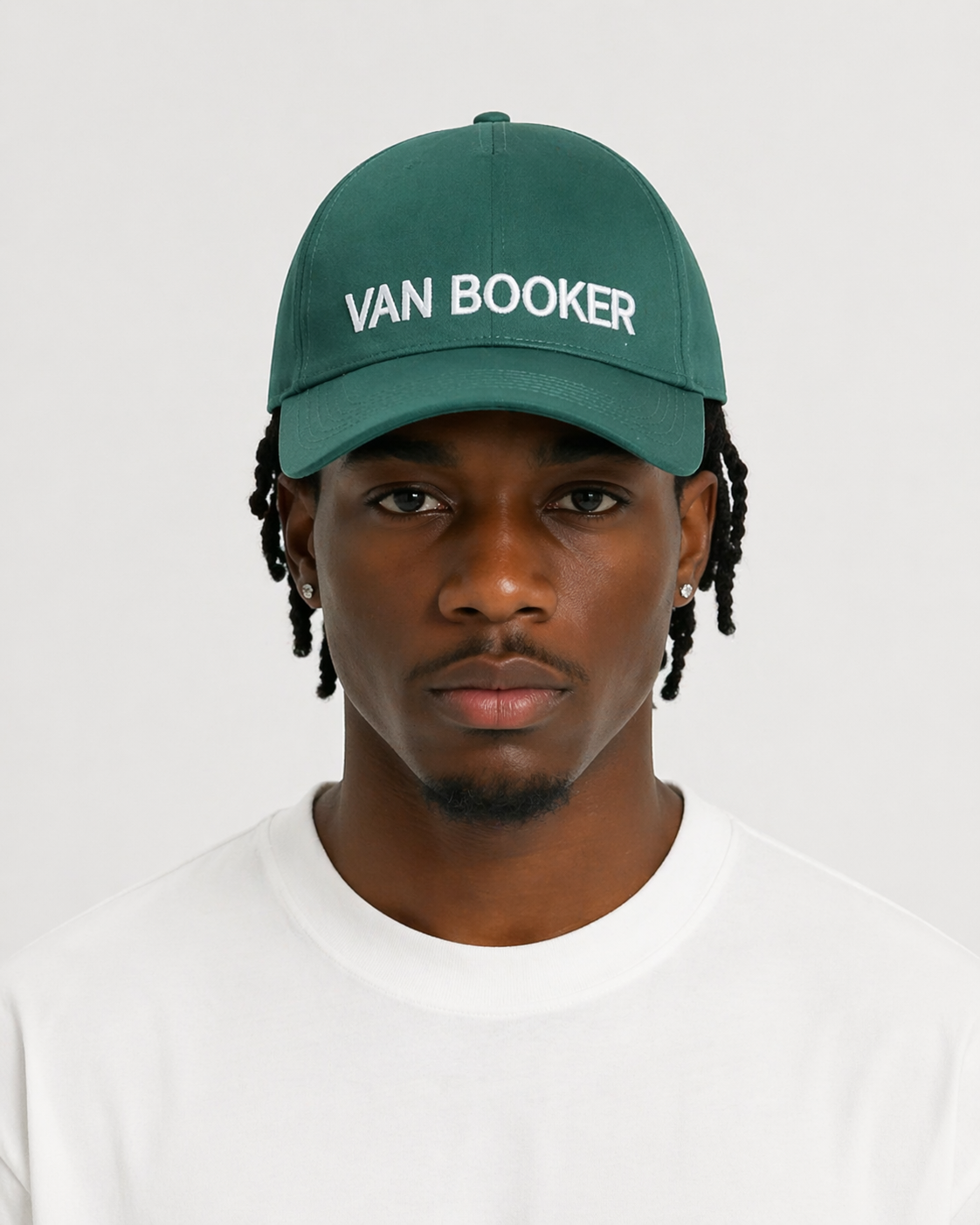 green hat